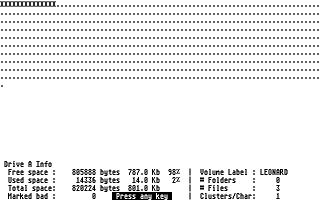 DC Disk Info atari screenshot